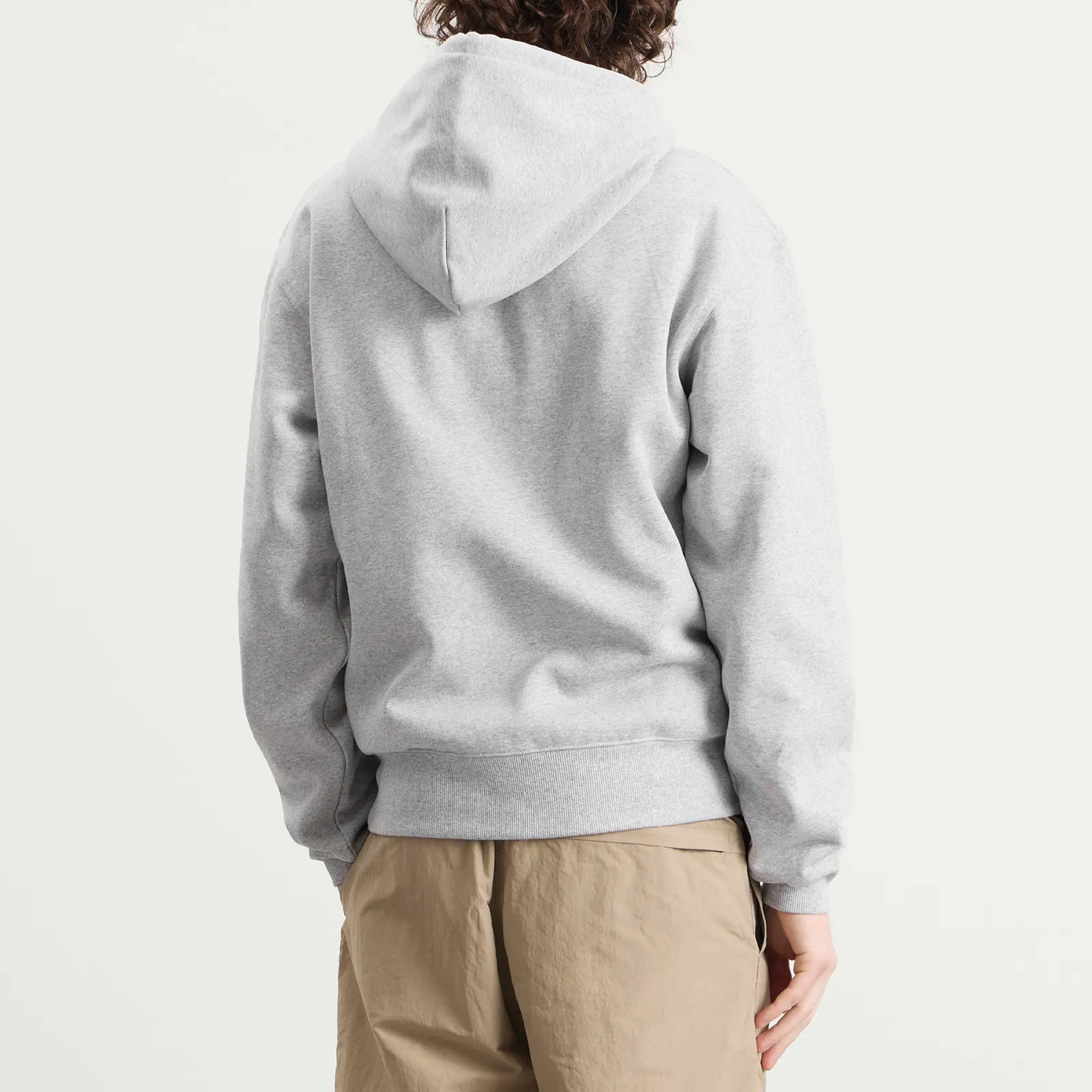 Gramicci One Point zip hoodie Grey